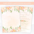 digital download editable floral birthday photo invite